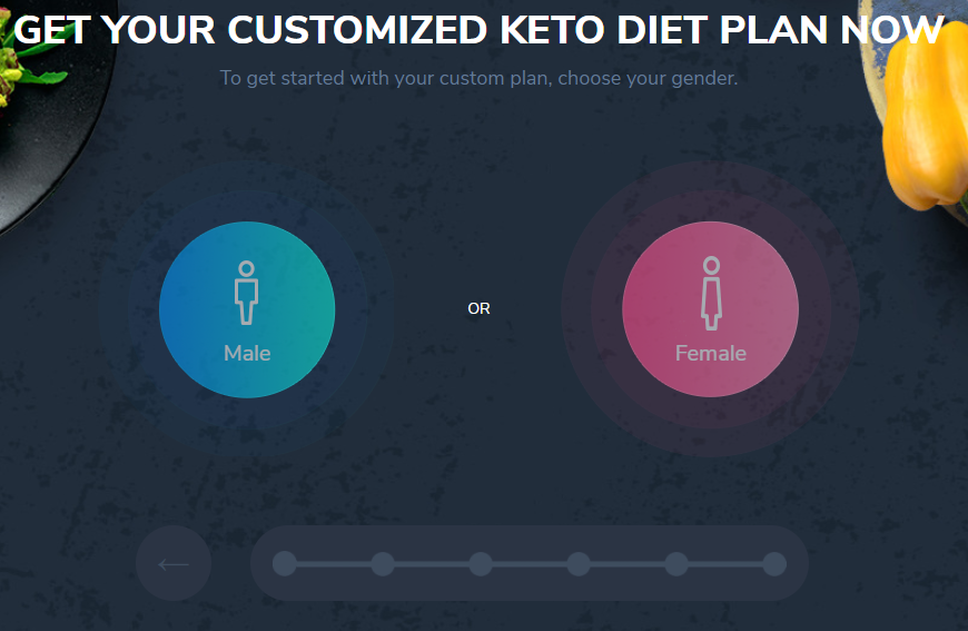 Custom Keto Meal Plan Quiz